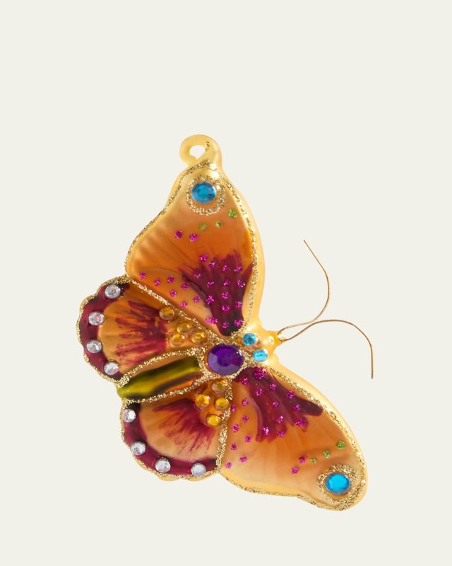 Enchanted Papillion Butterfly Ornament